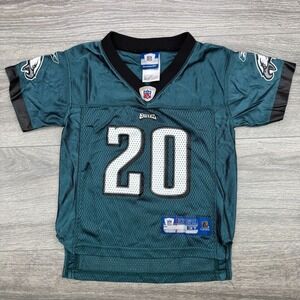 Philadelphia Eagles Jersey Kids 3T Green NFL Football Brian Dawkins #20 Vintage